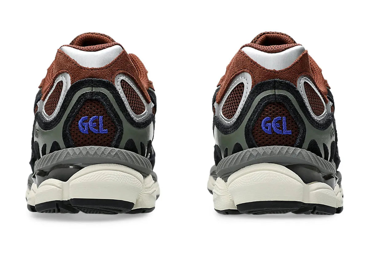 asics gel nyc marron et noir