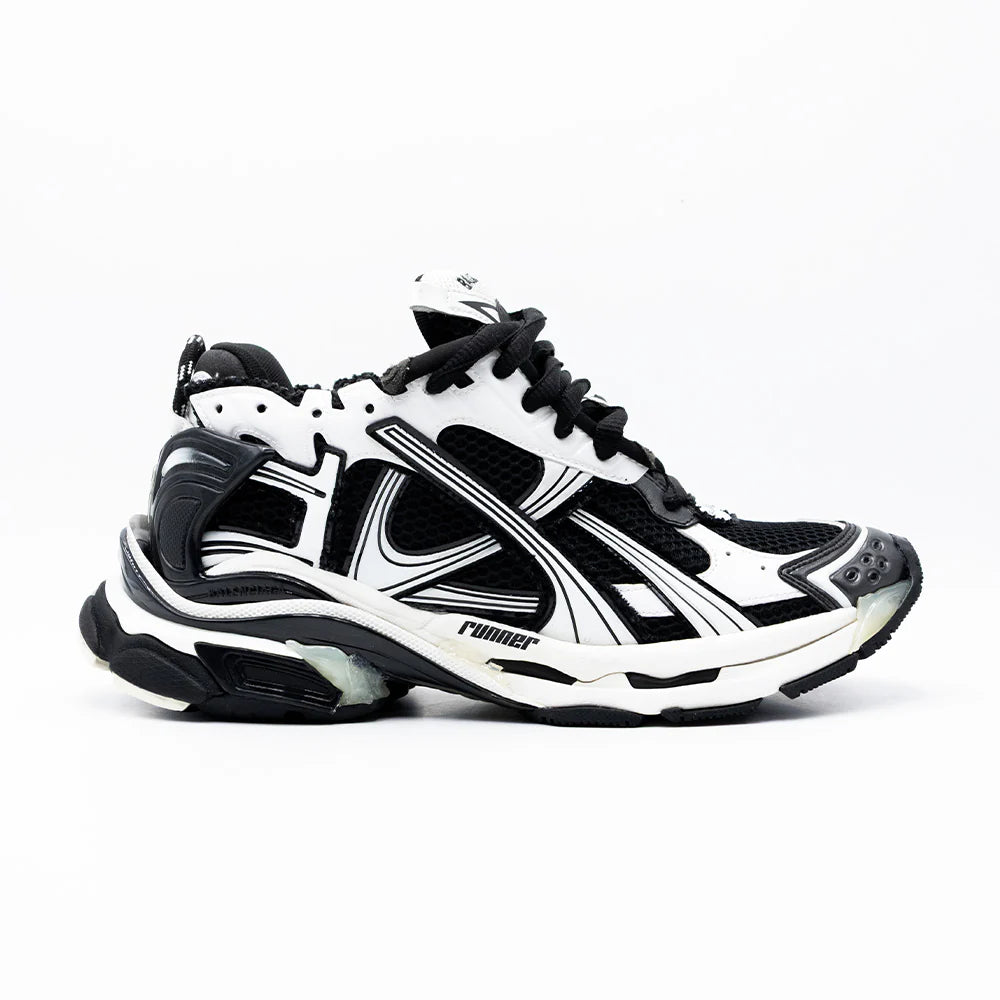 Balenciaga Runner Black White