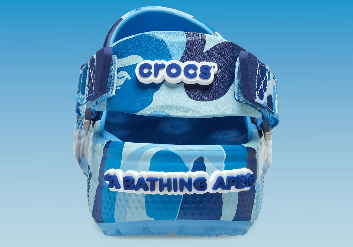 Crocs Classic Clog A Bathing Ape ABC Camo Blue