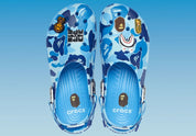 Crocs Classic Clog A Bathing Ape ABC Camo Blue