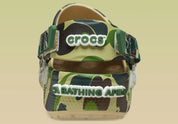 Crocs Classic Clog A Bathing Ape ABC Camo Green