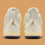Air Jordan 4 Retro Birds of Paradise, sneakers Jordan 4 avec amorti Air-Sole visible, tige en matériaux premium et coloris Birds of Paradise.