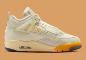 Air Jordan 4 Retro Birds of Paradise, sneakers Jordan 4 avec amorti Air-Sole visible, tige en matériaux premium et coloris Birds of Paradise.