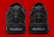  Chaussure de rue air max 95 black levi's effet jean noir , semelle confortable , vu de  derrière