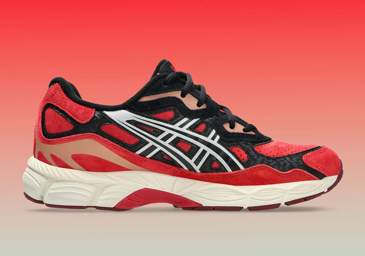 asics gel nyc rouge et noir