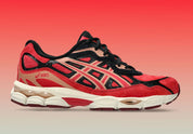 asics gel nyc rouge et noir