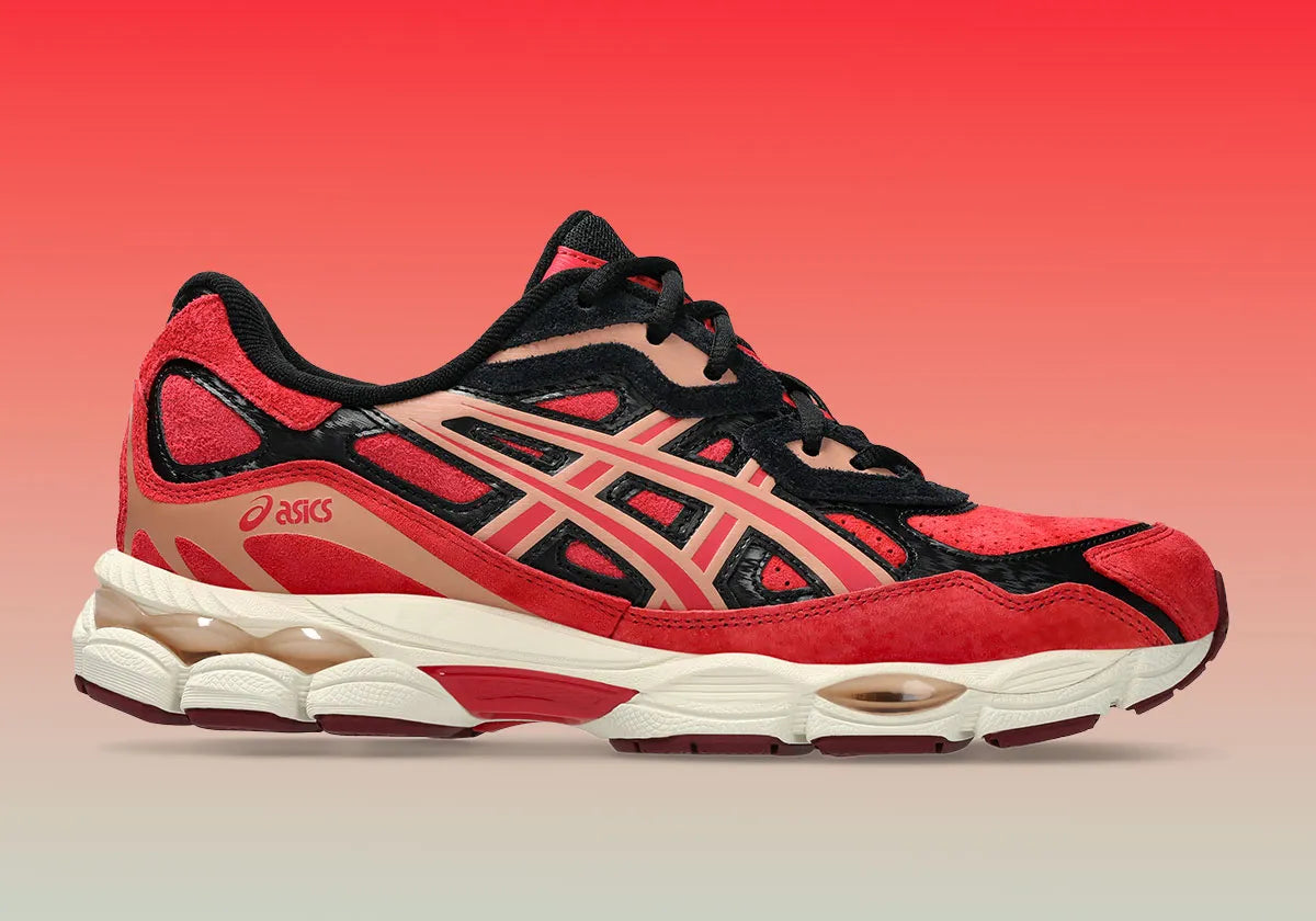 asics gel nyc rouge et noir