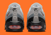 Sneakers Nike Air Max 95 OG Big Bubble Bright Mandarin 2.0 en mesh respirant et superpositions premium avec amorti Air Max maximal.Vue arrière 