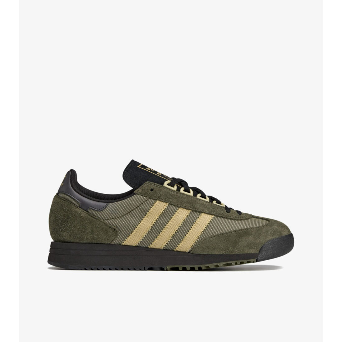Sneakers adidas SL83 SPZL C.P. Company Dust Green en suède et nylon avec design rétro et détails co-brandés premium