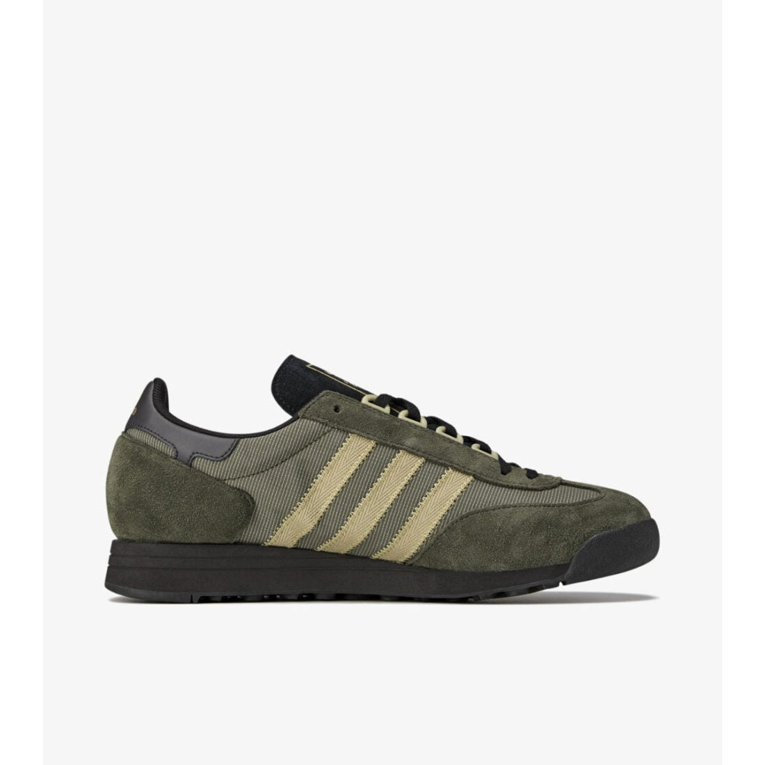 Sneakers adidas SL83 SPZL C.P. Company Dust Green en suède et nylon avec design rétro et détails co-brandés premium