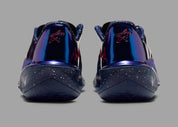 Nike Air Zoom GT Cut 4 Cade Cunningham College Navy PE, sneaker de basketball Nike bleu marine en édition Player Exclusive associée à Cade Cunningham vue de profil. 