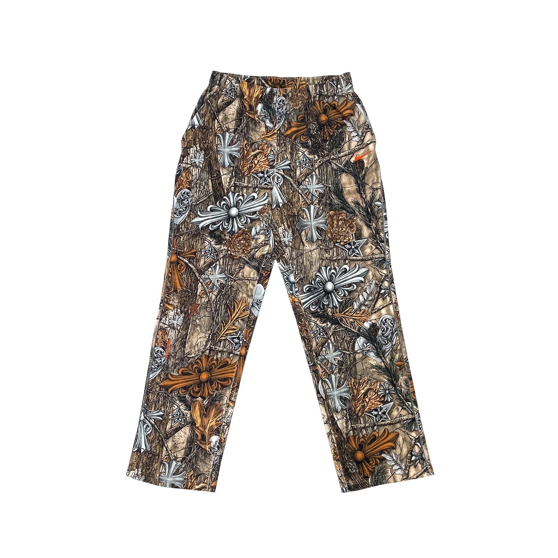 Safety Orange, pantalon de jogging multicolore avec logo Horse Shoe et accents orange.