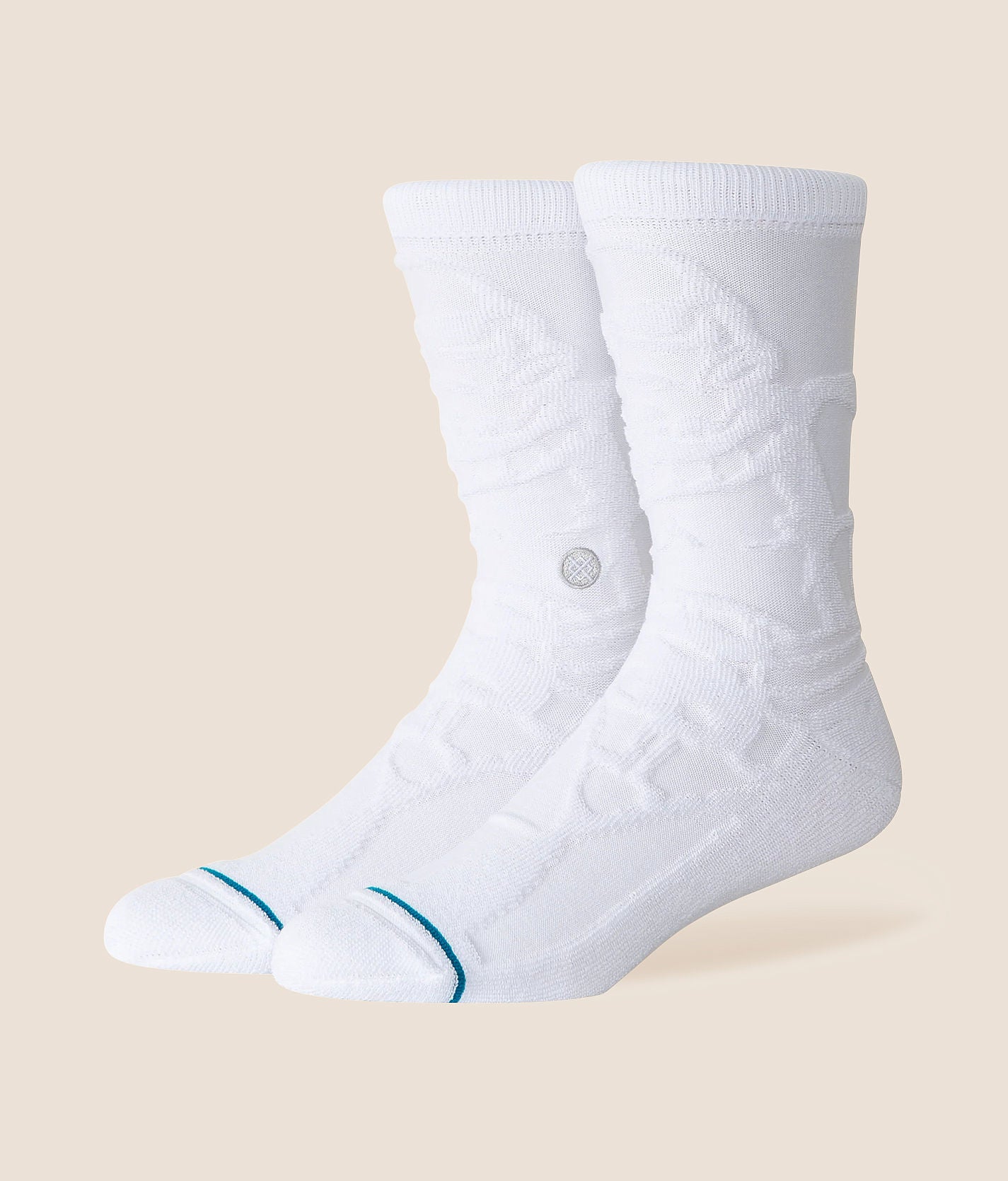 Stance Reverse Trooper Crew, chaussettes montantes Star Wars au motif Stormtrooper noir et blanc avec coupe Crew.