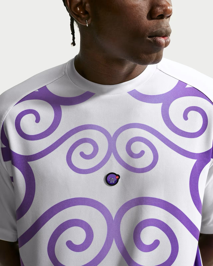 Nike x One Piece NRG S/S Jersey White/Purple Venom/Atomic Green