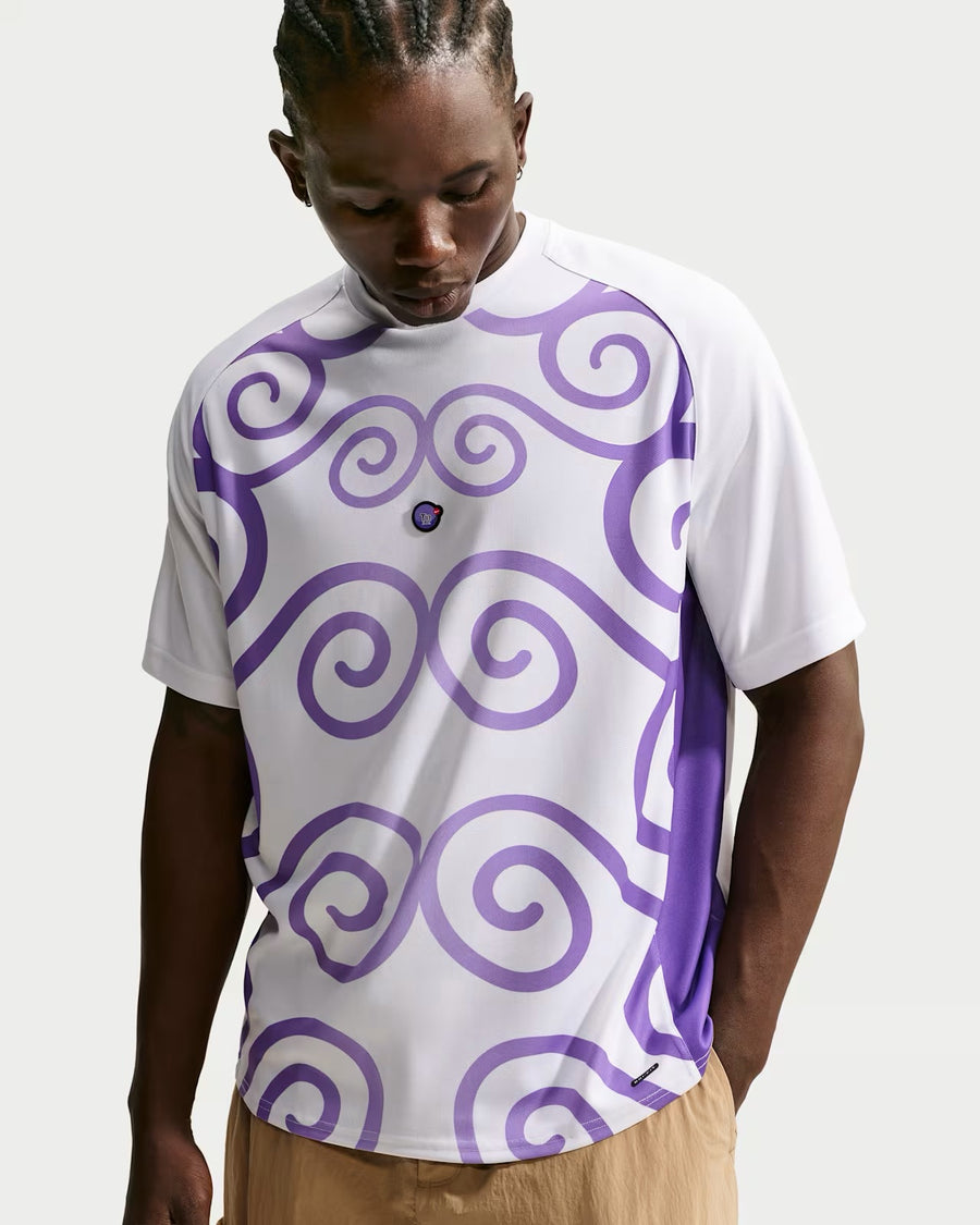 Nike x One Piece NRG S/S Jersey White/Purple Venom/Atomic Green