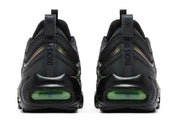 Sneakers Nike Air Max 95/97 Ducks of a Feather Storm vert et noir en mesh avec amorti Air Max visible premium.Vue arrière 