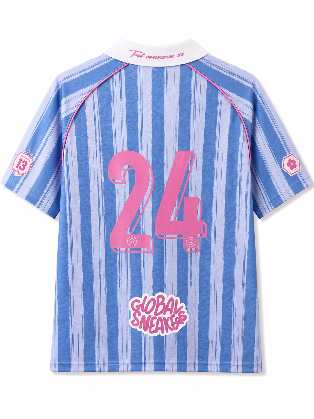 Maillot Global Sneakers Bleu / Rose