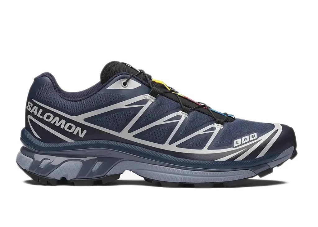 Salomon XT-6 Spellbound Maritime Blue Pearl Blue L49211100 en textile et synthétique bleu avec Quicklace™, SensiFit™ et semelle technique.