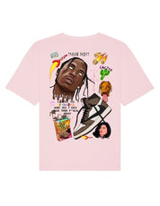 ENCORE Sneakers X RVCREA 'Cactus 1 Dark Mocha' T-shirt (light pink)