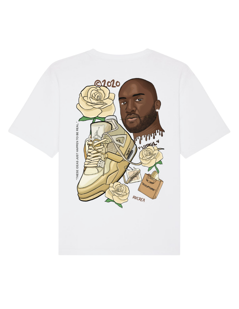 ENCORE Sneakers X RVCREA 'Virgil 4 Sail' T-shirt (white)