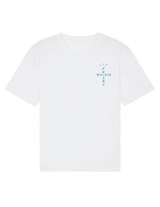ENCORE Sneakers X RVCREA 'Cactus 1 Blue Fragment' T-shirt (white)