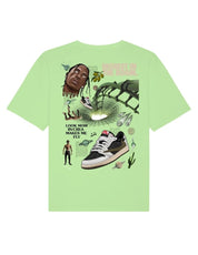 ENCORE Sneakers X RVCREA 'Cactus 1 Olive' T-shirt (pistachio)