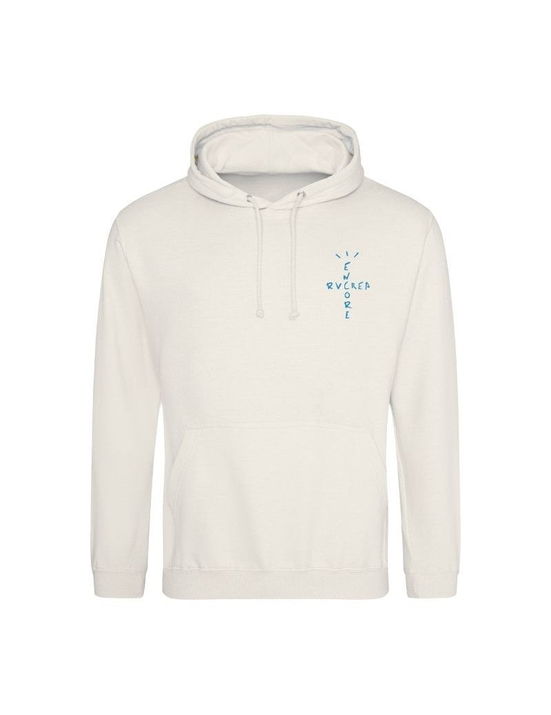 ENCORE Sneakers X RVCREA - Hoodie - TVS1 Low "BLUE FRAGMENT" (VANILLA)