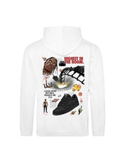 ENCORE Sneakers X RVCREA - Hoodie - TVS1 Low "Black Phantom" (WHITE)