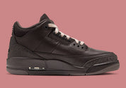 Air Jordan 3 Retro Fireside CK9246-200 en cuir et nubuck marron avec Elephant Print, lacets Rust Pink, Jumpman blanc et semelle gum.