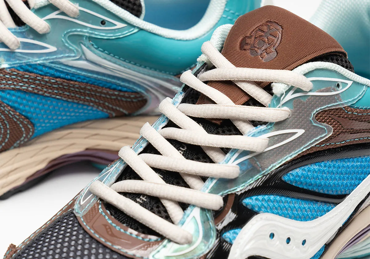 Saucony ProGrid Omni 9 Footpatrol Blue Brown