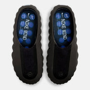 Claquette Nike Mind 001 Slide Fragment noire en mousse technique avec pods sensoriels et design minimaliste premium.
