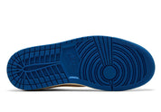 Baskets Jordan 1 Low OG SP Travis Scott x Fragment – coloris Sail Military Blue avec Swoosh inversé