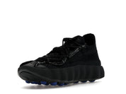 Nike Mind 002 Flyknit Fragment Black en maille Flyknit noire avec semelle sculptée ergonomique et détails signature Fragment Design.