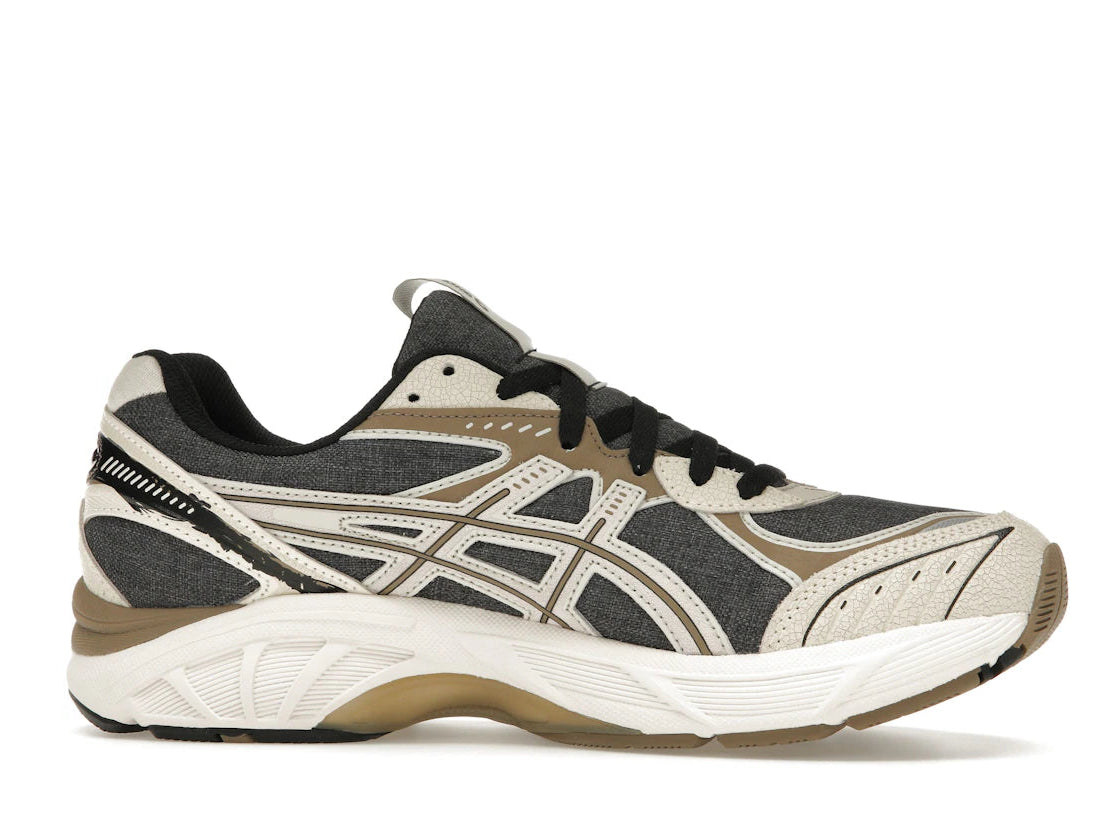 Sneaker ASICS GT-2160 Imperfection Pack Black en mesh noir avec amorti GEL et détails premium inspirés du rétro-running.