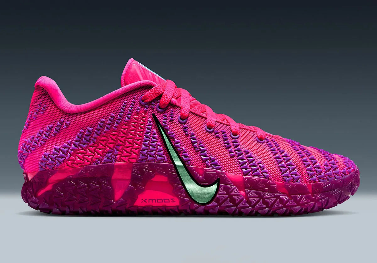 Nike Ja 3 Max Volume – sneaker Ja Morant signature coloris Hyper Pink Mint Foam Black avec tige mesh, overlays TPU et semelle ZoomX