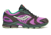 Saucony ProGrid Triumph 4 Jae Tips “Flowers Grow Uptown Perilla” violet brun vert multi-couleur avec amorti ProGrid.