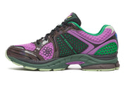 Saucony ProGrid Triumph 4 Jae Tips “Flowers Grow Uptown Perilla” violet brun vert multi-couleur avec amorti ProGrid.