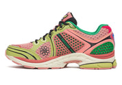 Saucony ProGrid Triumph 4 Jae Tips “Virginia Creeper” en mesh Peach/Leaf avec motifs floraux multicolores et amorti ProGrid.