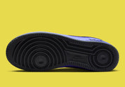 Baskets Nike Air Force 1 Low Protro, Kobe Bryant x FC Barcelona, Persian Violet, édition limitée de collection, vue de dessous de la semelle