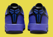 Baskets Nike Air Force 1 Low Protro, Kobe Bryant x FC Barcelona, Persian Violet, édition limitée de collection, vue de de derrière du talon