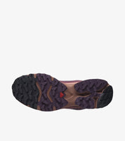 Chaussures trail course salomon foncé rouge et noir confortable 