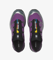 Sneakers Salomon XT-6 Gore-Tex Concord Grape Stormy Weather en mesh technique imperméable avec Contagrip et Agile Chassis System.