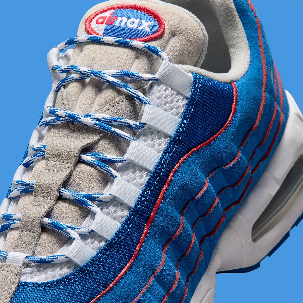 Nike Air Max 95 OG Big Bubble Lawson, sneakers Air Max 95 avec amorti Big Bubble, tige multicouche et coloris Lawson.