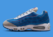 Nike Air Max 95 OG Big Bubble Lawson, sneakers Air Max 95 avec amorti Big Bubble, tige multicouche et coloris Lawson.