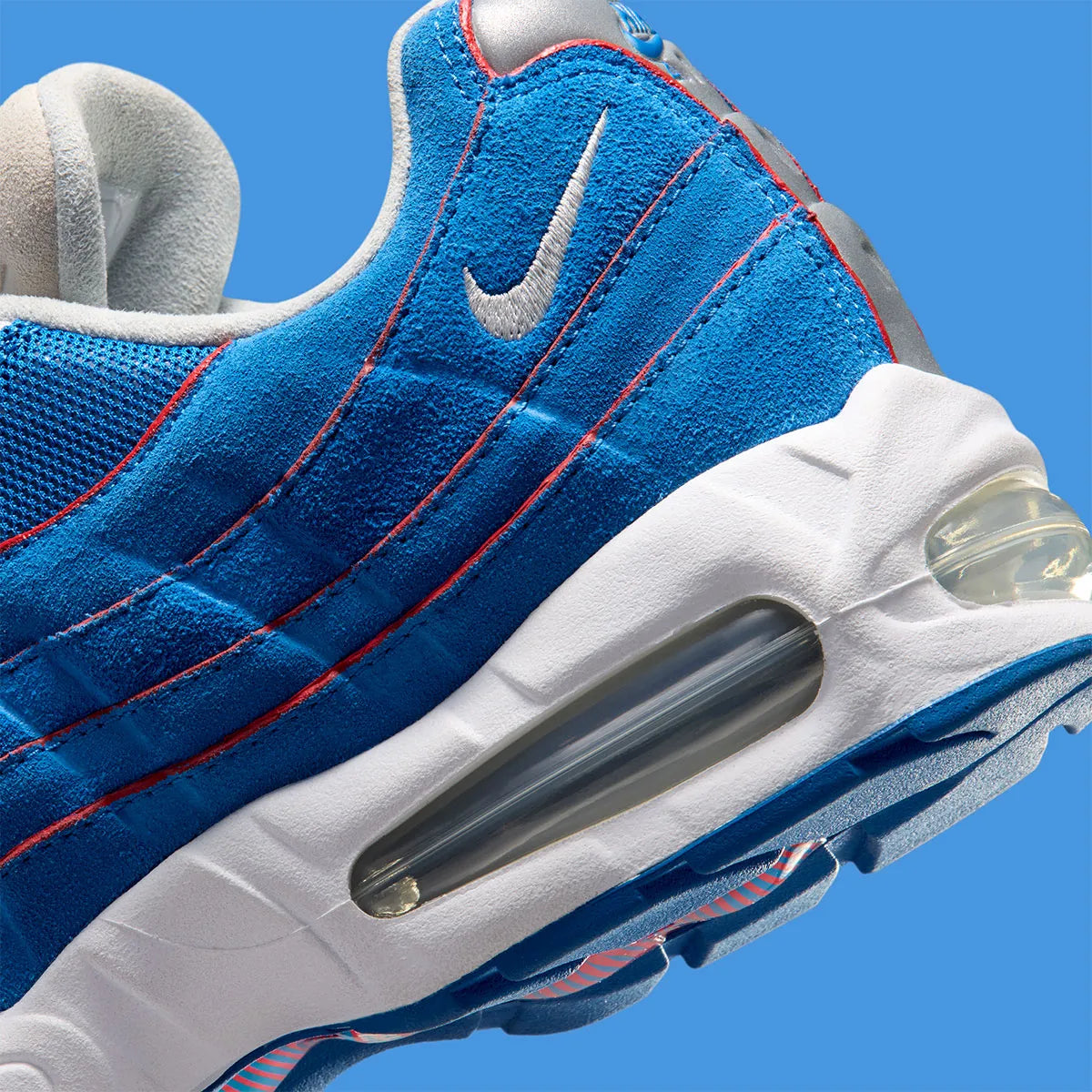 Nike Air Max 95 OG Big Bubble Lawson, sneakers Air Max 95 avec amorti Big Bubble, tige multicouche et coloris Lawson.