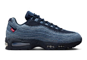 Chaussure de rue AIR MAX 95 LEVIS BLEU  effet JEANS , semelle confortable , vue de profil