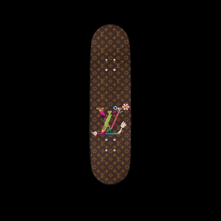 Louis Vuitton x Takashi Murakami Superflat Characters Skateboard Monogram