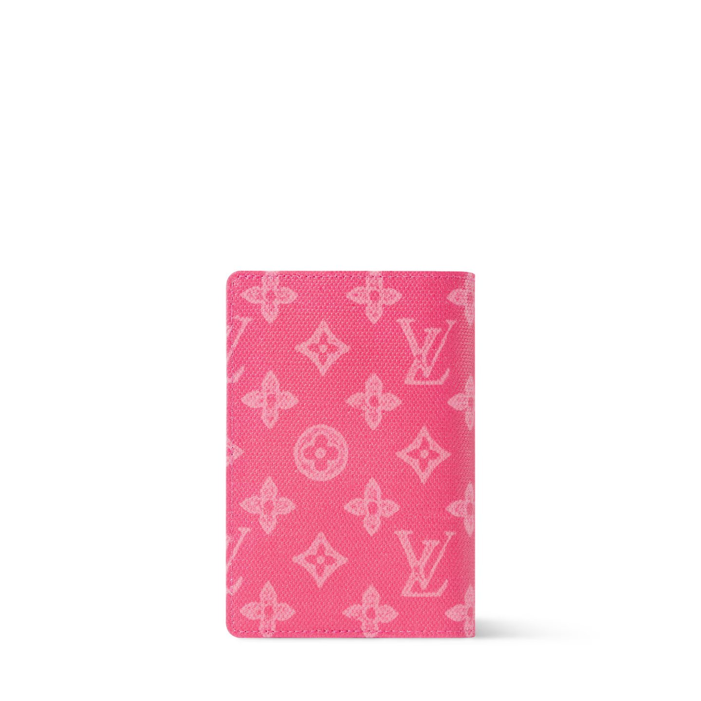 Louis Vuitton Passport Cover, porte-passeport marron en toile Monogram avec motif LV, intérieur en cuir et compartiments pour cartes.