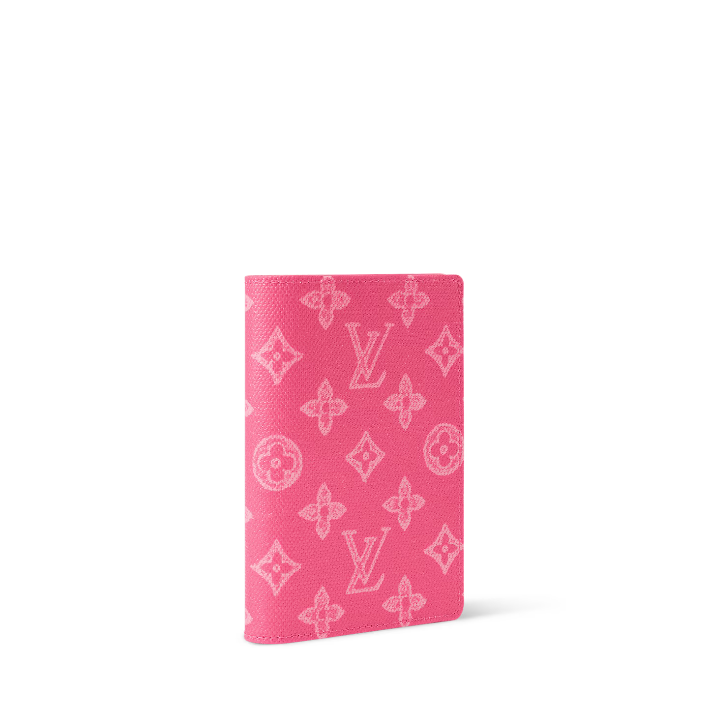 Louis Vuitton Passport Cover, porte-passeport marron en toile Monogram avec motif LV, intérieur en cuir et compartiments pour cartes.