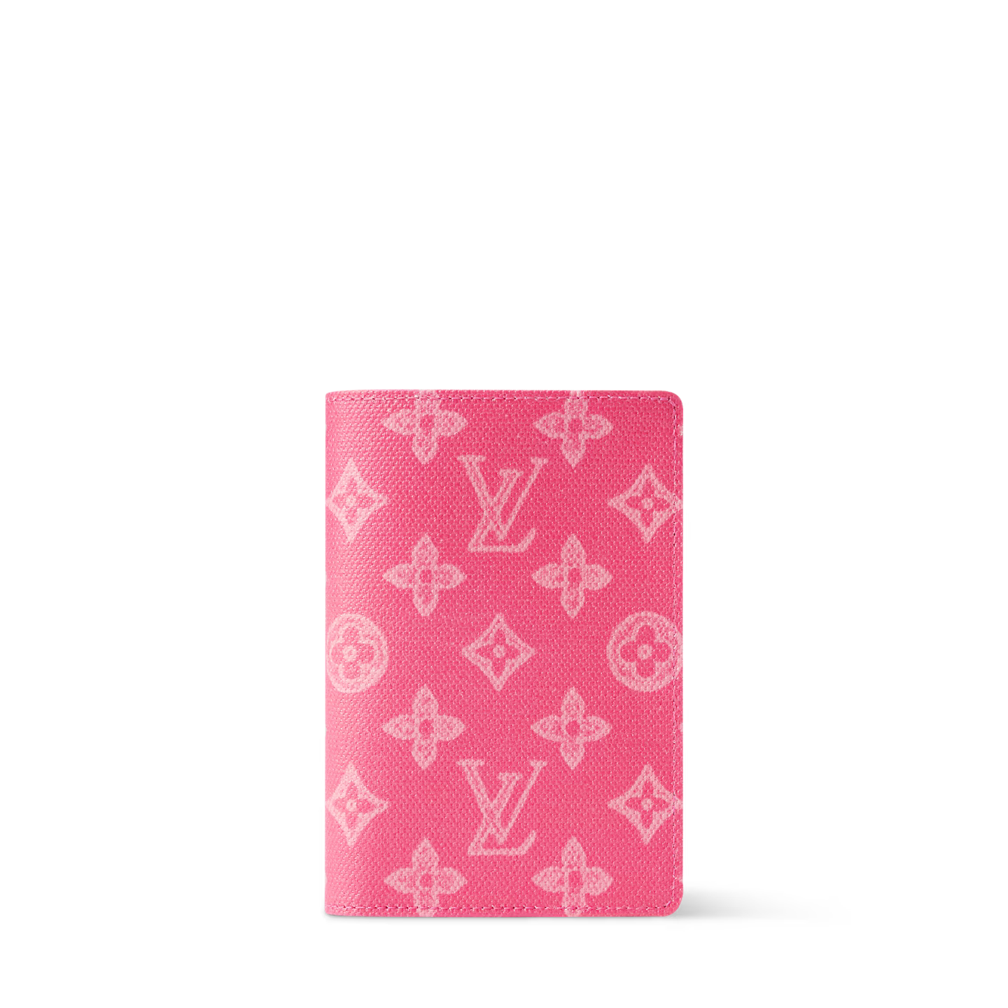 Louis Vuitton Passport Cover, porte-passeport marron en toile Monogram avec motif LV, intérieur en cuir et compartiments pour cartes.